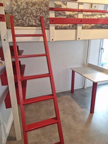Lit évolutif avec bureau - lit,
