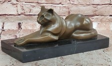 Sculpture De Chat En Bronze