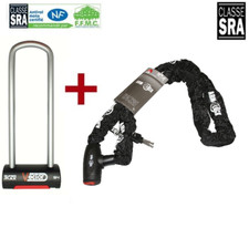 Chaine 1m50 + Antivol  U