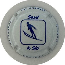 capsule de champagne Danteny-Mangin - Saut à ski - TRES RARE