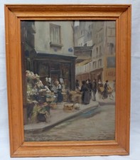 Huile sur carton, Paris