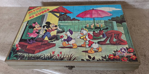 Jeu cubes mickey - -,