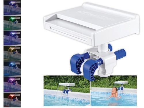 Cascade avec lumières led - avec,