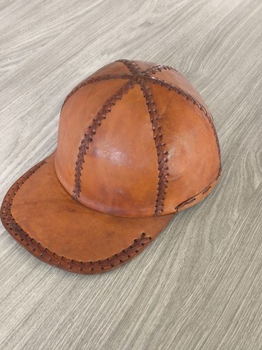 Casquette cuir artisanale - casquette,
