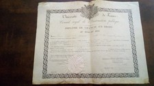 3 superbes diplômes en