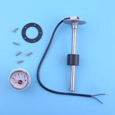 200mm Marine Boat Fuel Level Sender Sensor + 52mm Fuel Level Gauge kit