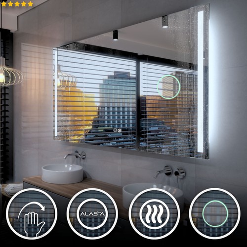 Paris lumineux led bain - paris, miroir