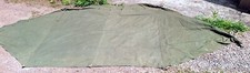 Demi toile de tente US ww2  (tent shelter half new type)  avec laundry number