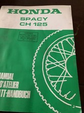 manuel Atelier Honda Spacy Ch 125 Original Honda