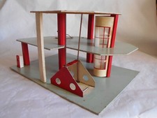 Jouet ancien garage Depreux France années 50 avec ascenseur