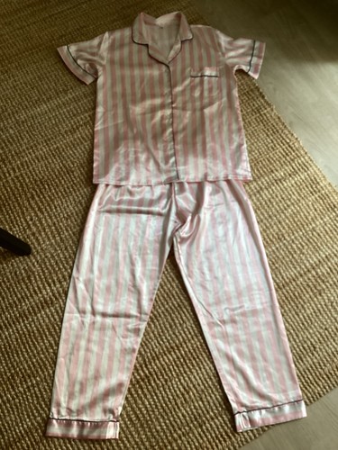 Pyjama taille rose blanc - pyjama,