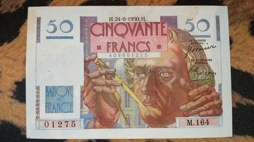 Billet francs verrier - 50,