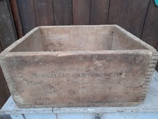 rare caisse Américaine munitions bois Argonne ww1