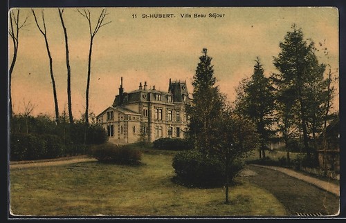 Cpa hubert villa - cpa, st-hubert,