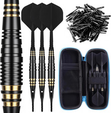 Professional Soft Tip Darts Set 18 Grams with 30 Extra Tips and Gift Storage Box