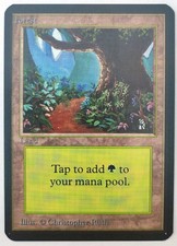 Magic MTG - Forest - Alpha -