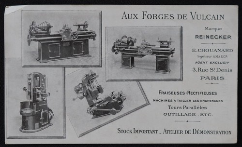 Carte visite aux forges - carte, de