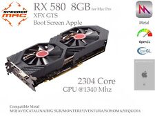  AMD RADEON RX 580 XFX  Bootscreen 8GB Ram  Mac Pro Mojave/Monterey/Sequoia