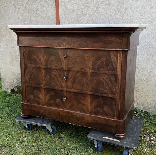 Commode acajou style empire - commode,