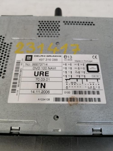 Autoradio origine opel - d'origine,