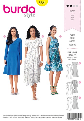 Patron couture robe burda - patron,