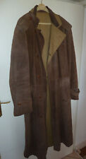 Trench coat / Duster en cuir réversible vintage 2 XL