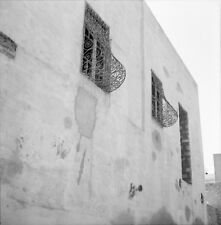 SOUSSE c. 1950 - Maison Moucharabieh Tunisie - Négatif 6 x 6 - TUN 28