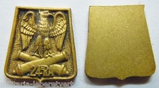 Insigne Miniature 24° RA Aigle Impérial ARTILLERIE ORIGINAL 14 mm PIN NAPOLEON