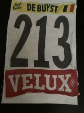 CYCLING Dossard Tour De France 2025 Jasper DE BUYST Startnumber Bib