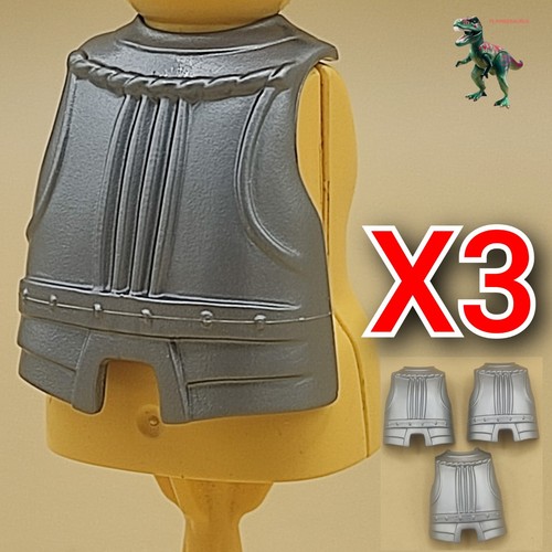 Playmobil cuirasse de - x3,