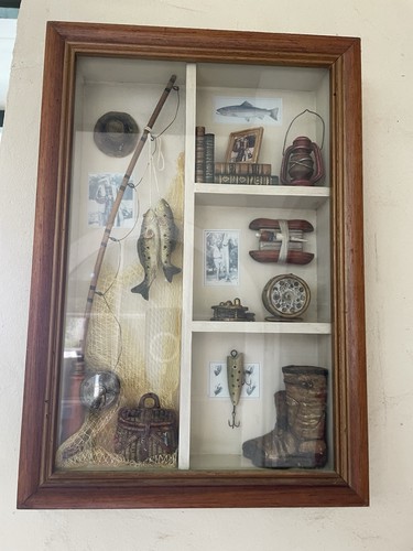 Maquette vitrine déco - , pêche