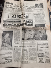 JOURNAL L'AURORE 12 SEPTEMBRE