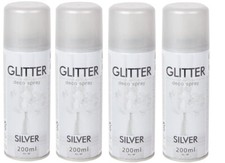 Lot 4x 200ml Bombe de peinture pailletée