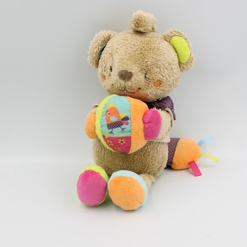 Doudou musical ours beige - , vert
