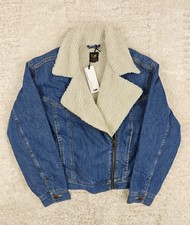 Veste jean sherpa lee neuve - veste,