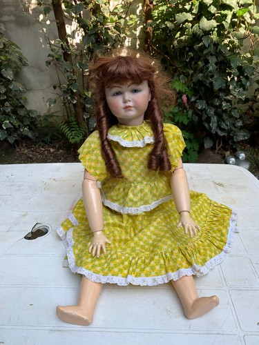 Ancien poupee tete porcelaine - ancien,