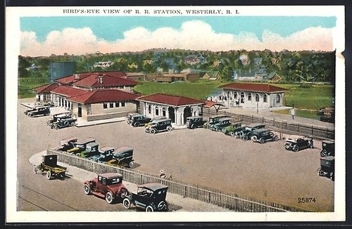 Carte postale westerly - carte, ri