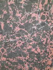 Papier marbré à la cuve de