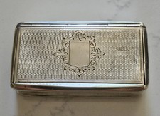 Boite a tabac, tabatière ancienne argent massif poinçon minerve XIXe