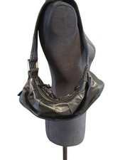 Très Beau Et Authentique Sac Cuir Gris Hervé Léger