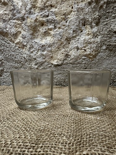Lot pots anciens verre - pots, en