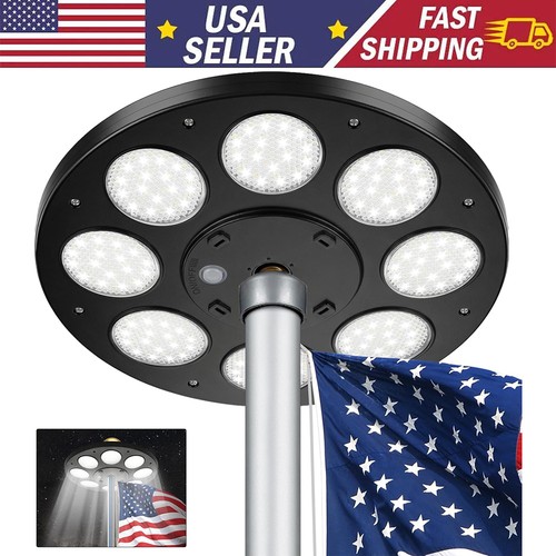 Solar flagpole led light - solar,
