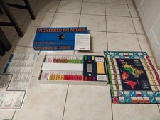 jeu de société vintage richesses du monde nathan complet et tbe
