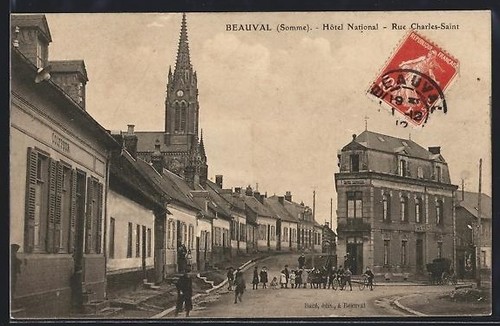 Cpa beauval somme - cpa, /somme,