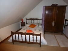 chambre a coucher complete en chene   lit 120 