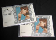 2 PAIRES BAS VINTAGE PJ 400/20 T 3 (79 cm) MARRON NYLON SEXY LEGERE DECOLORATION