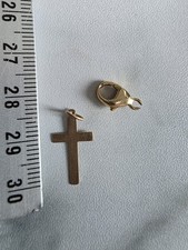 Pendentif Croix Or 18K (Testé
