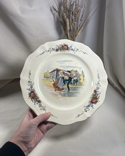 Assiette plate modèle obernai - plate,