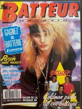 Batteur magazine n°16, Rikki Rockett de Poison, Jean-Jacques Goldman, 1988
