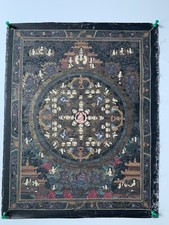 Unframed Thangka Painting On